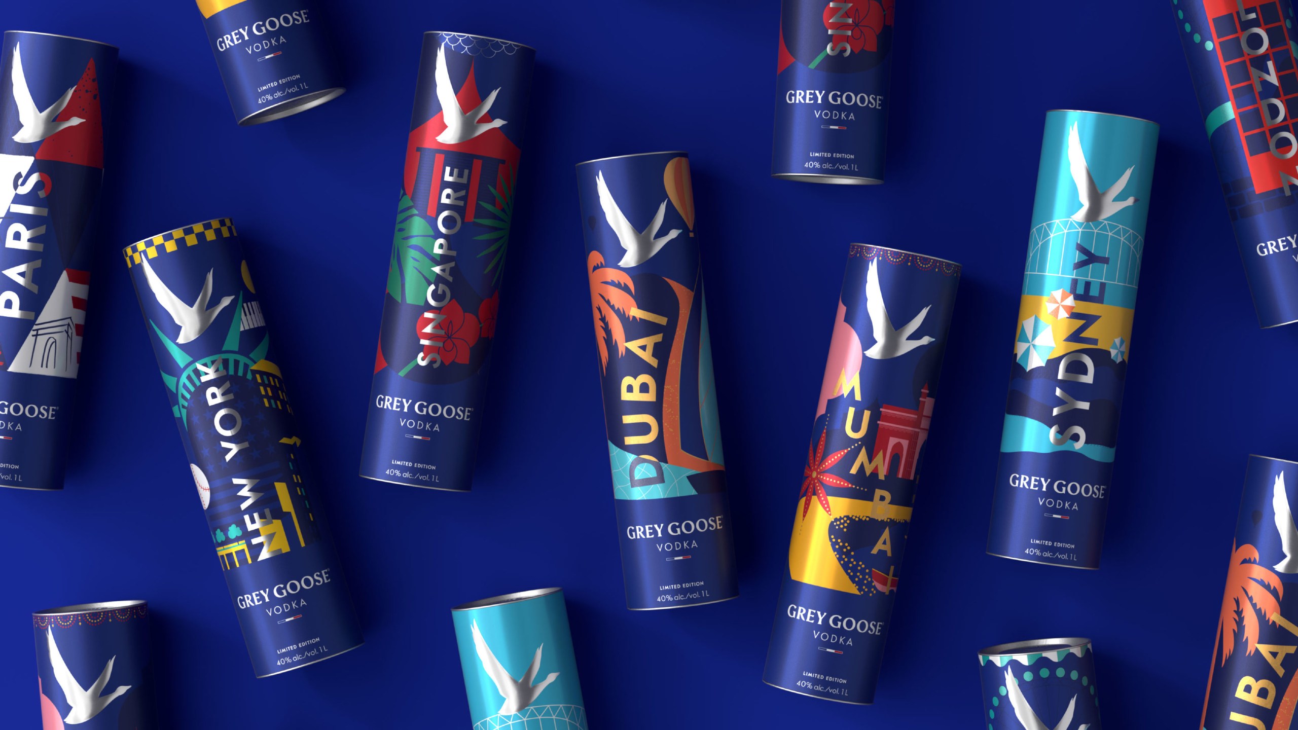 Brand New: New Logo, Identity, and Packaging for Grey Goose by Ragged Edge